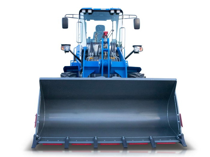 LD23 Cab – Încărcător frontal articulat 4×4, motor 75 CP, cabină climatizată, 2300 kg sarcină, cupă 2050 mm [2]