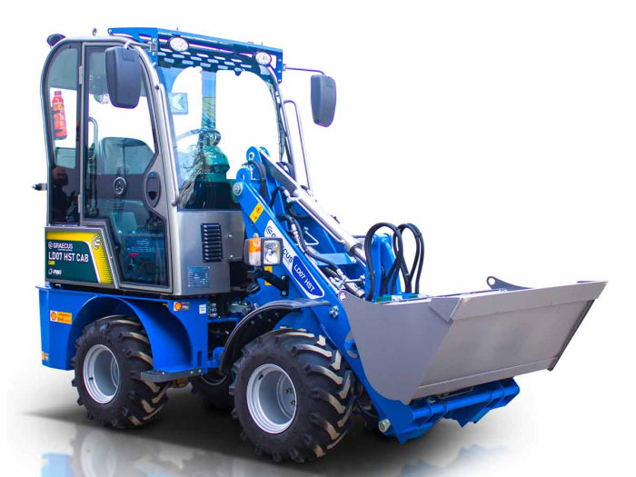 Mini încărcător frontal articulat 4x4, Perkins 25 CP [6]