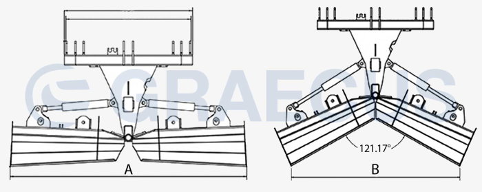 Lamă de deszăpezire hidraulică 2540 mm pentru tractor 50–90 CP [2]