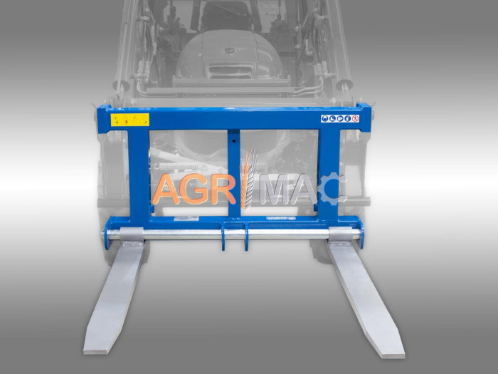 Lame stivuitor EHF700, 700 kg, Euro, lame pliabile [6]