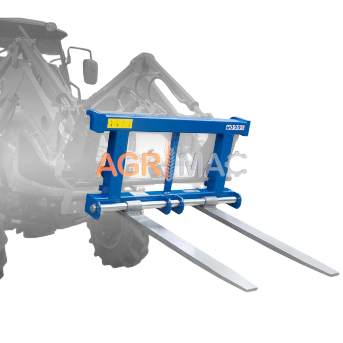Lame stivuitor EHF700, 700 kg, Euro, lame pliabile [1]