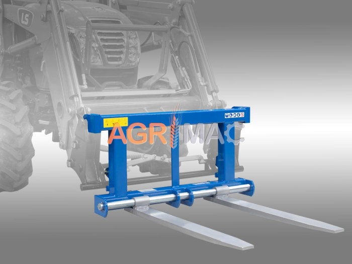 Lame stivuitor EHF700, 700 kg, Euro, lame pliabile [5]