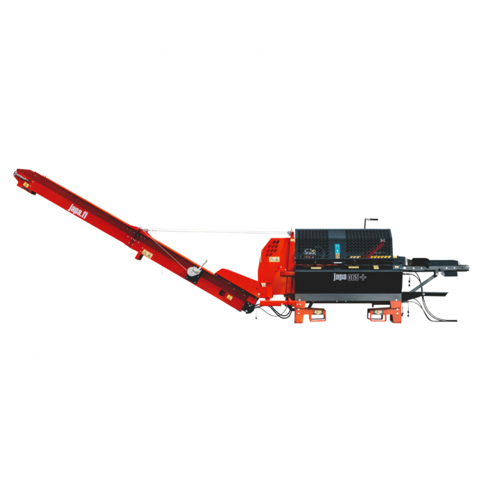 Linie de tăiere și despicare lemne Japa® 365+ TRE, electrică + cardan, fabricată în Finlanda [1]