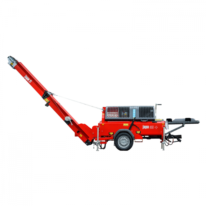 Japa 315+ BES – Procesator de lemn profesional, motor Honda 13 CP, cu șasiu rutier [1]