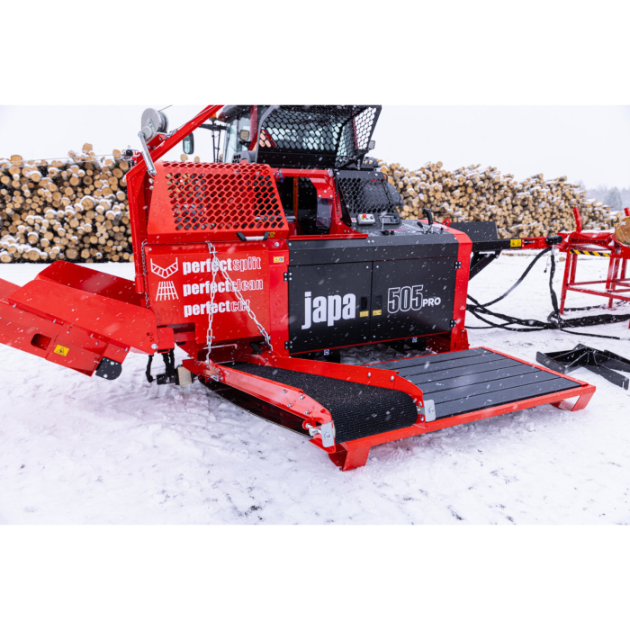 Japa® 505 PRO  D – Linie tăiere‑despicare lemne Ø 50 cm, 16 t, motor 25 cp diesel Kubota [21]