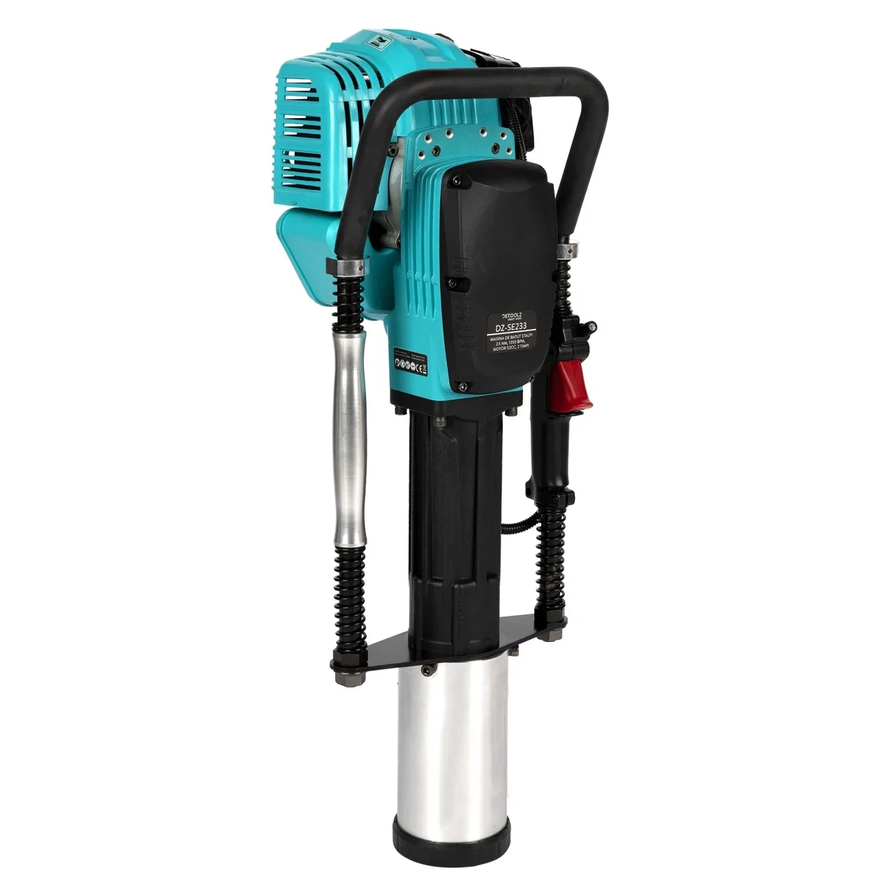 Mașină de bătut stâlpi DZ-C233 – motor 52 CC, Ø stâlpi 20–99 mm, cutie BMC [1]