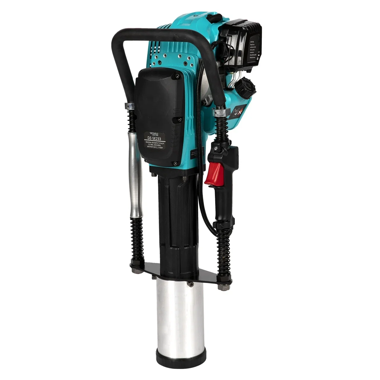 Mașină de bătut stâlpi DZ-C233 – motor 52 CC, Ø stâlpi 20–99 mm, cutie BMC [7]