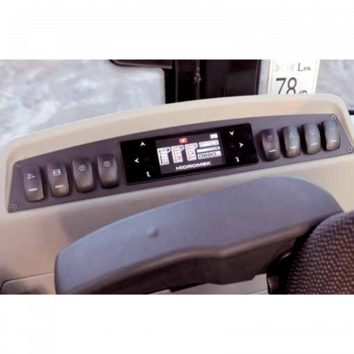 Mini Buldoexcavator cu roti Hidromek, 5 tone, motor Kubota 65 cp, AC, HMK 62 SS [4]