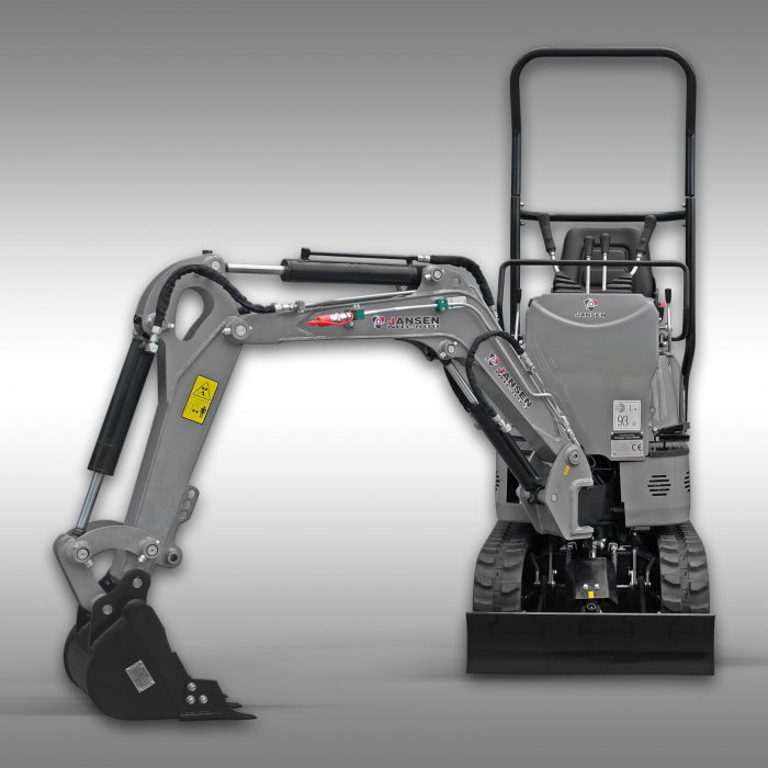 Mini Excavator Jansen MB-800, 800 kg, Motor Benzină Kohler 9.5 CP - Disponibil la Uneltisimo.ro [7]