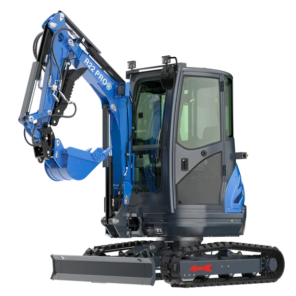 RIPPA R22 PRO – Miniexcavator profesional cu cabina 2,4 tone cu motor Kubota Stage V [5]