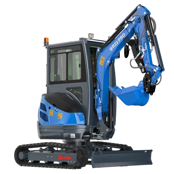RIPPA R22 PRO – Miniexcavator profesional cu cabina 2,4 tone cu motor Kubota Stage V [1]