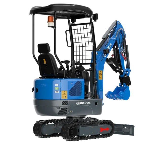 RIPPA R10 ECO – Miniexcavator profesional 1,1 tone cu motor Kubota [5]