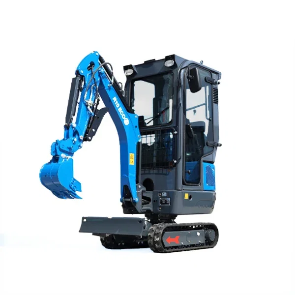 RIPPA R10 ECO – Miniexcavator profesional, cu cabina, 1,1 tone cu motor Kubota [1]