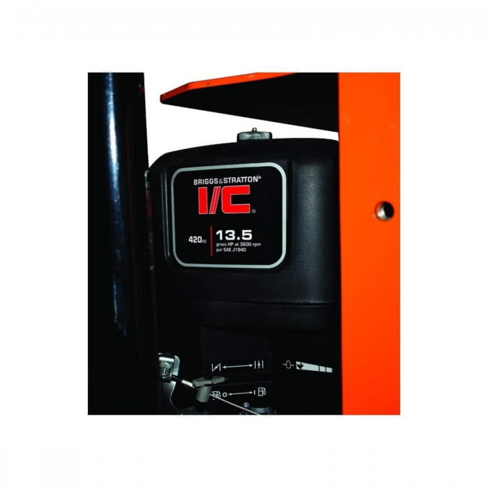 Miniexcavator Zeppelin – 13.5 CP, motor Briggs & Stratton, cupă 20 cm [4]