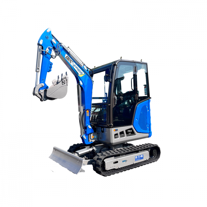 Mini Excavator cu Șenile Rabatabile și Cabină Spațioasă, Motor Diesel KUBOTA D1105 19 CP [1]