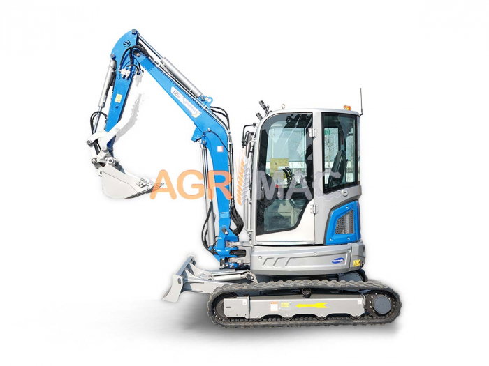 Miniexcavator EB40C-PRO – 4T, cabină A/C, motor Kubota Diesel, braț rotativ [10]
