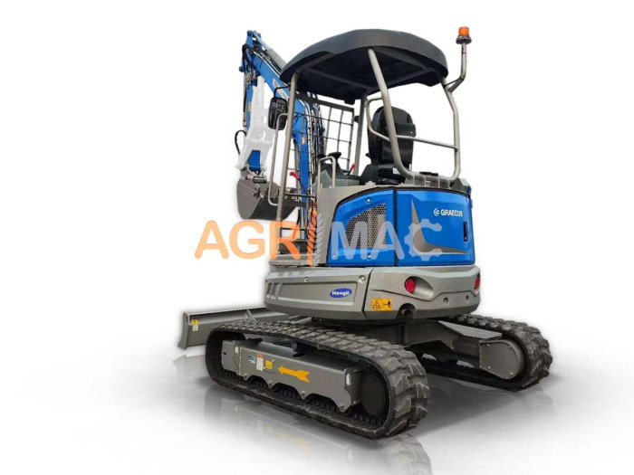 Excavator GRAECUS EB40-PRO, 4 tone, motor Kubota 34 CP, cupă 550 mm [3]