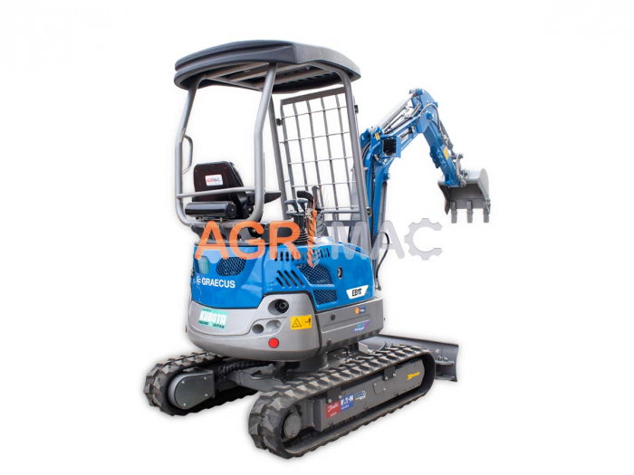 EB16-ADVANCED – Miniexcavator 1.6 T, Motor Kubota, Control Lateral, Cupă 400 mm [2]