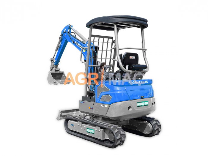 EB21-PRO – Miniexcavator 2.1 T cu Braț Lateral, Motor Kubota și Cupă 400 mm [3]