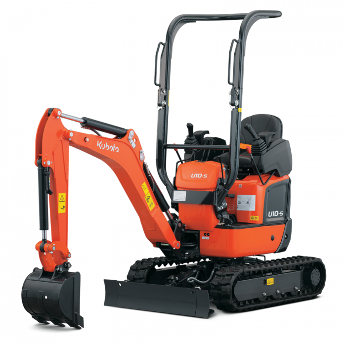 Miniexcavator Kubota K008-5, 1 Tonă, Motor Diesel 10 CP [1]
