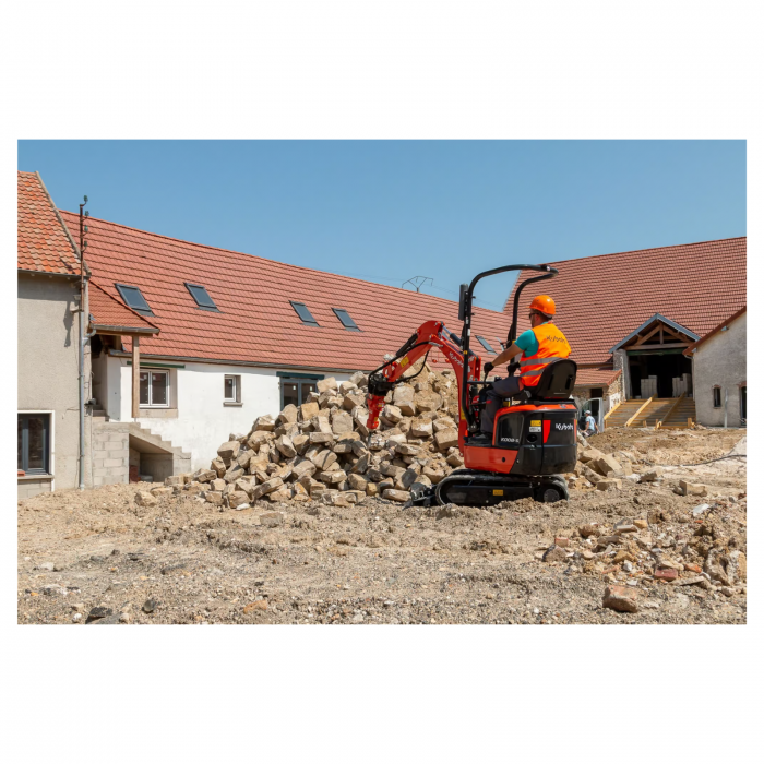 Miniexcavator Kubota K008-5, 1 Tonă, Motor Diesel 10 CP [9]