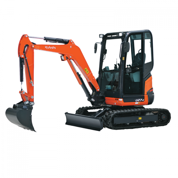 Miniexcavator Kubota U27-4 – 21 CP, 2.6T, diesel compact [1]