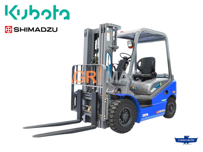 Motostivuitor diesel Clark 3.0T Kubota Stage V cu catarg Duplex 3000 mm și furci 1220 mm [1]