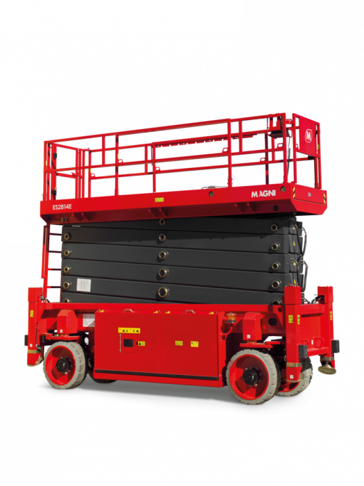 Nacelă electrică Magni ES2814E – 28 metri, 750 kg, silențioasă și fără emisii | Uneltisimo.ro [1]