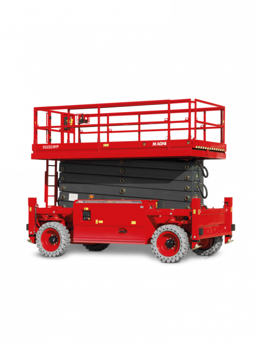 Nacelă foarfecă Magni DS2223RTP – 22 metri, diesel, 750 kg, teren accidentat | Uneltisimo.ro [1]