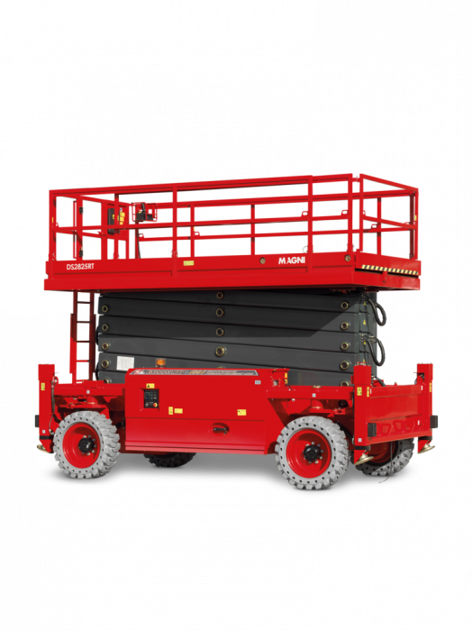Nacelă foarfecă Magni DS2825RT – 28 metri, diesel, 1000 kg, teren accidentat | Uneltisimo.ro [1]