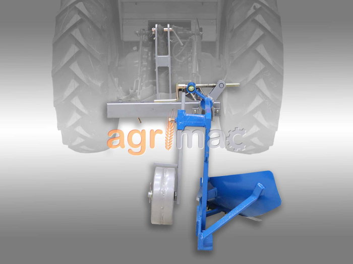 Plug MOA6‑M – Plug monocorp reglabil pentru tractoare 10‑30 CP, cu cuțit frontal detașabil și roată de sprijin [9]