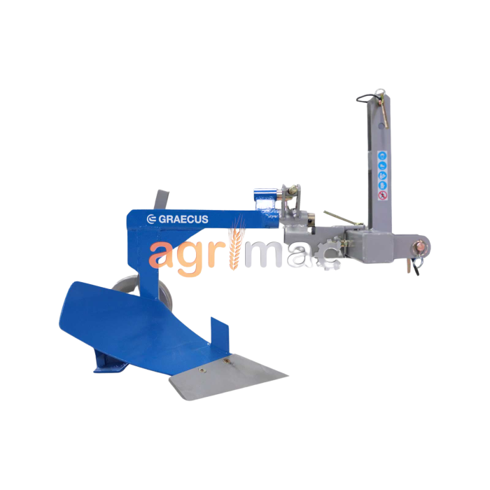 Plug MOA6‑M – Plug monocorp reglabil pentru tractoare 10‑30 CP, cu cuțit frontal detașabil și roată de sprijin [1]