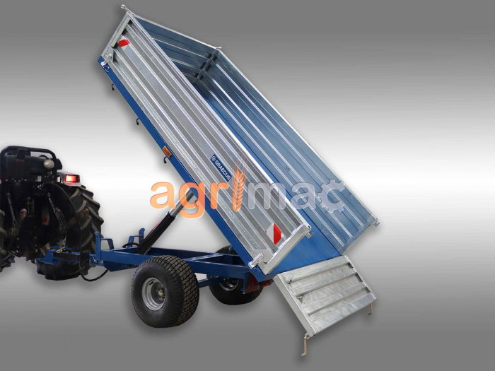 Remorcă agricolă MT1500-H – 1500 kg, basculare hidraulică, obloane galvanizate [4]