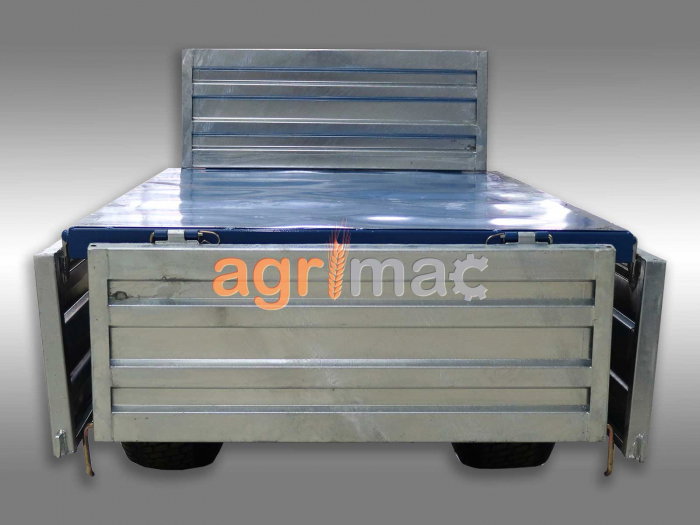 Remorcă agricolă MT1500-H – 1500 kg, basculare hidraulică, obloane galvanizate [5]