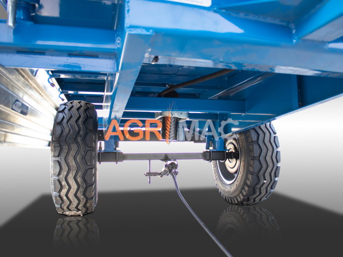 Remorcă agricolă MT3000-3H – 3000 kg, basculare hidraulică triplă, frâne ADR [11]