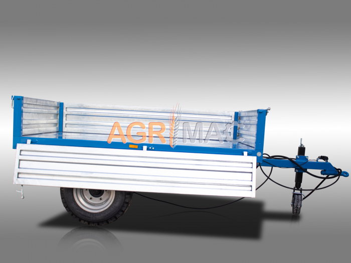 Remorcă agricolă MT3000-3H – 3000 kg, basculare hidraulică triplă, frâne ADR [8]