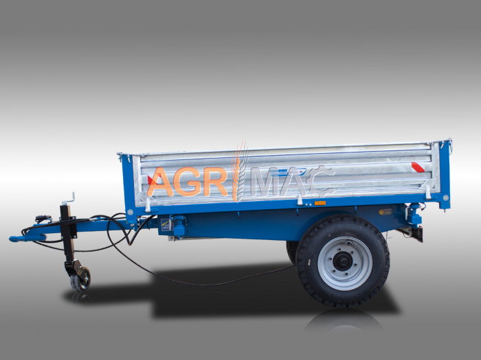 Remorcă agricolă MT3000-3H – 3000 kg, basculare hidraulică triplă, frâne ADR [15]
