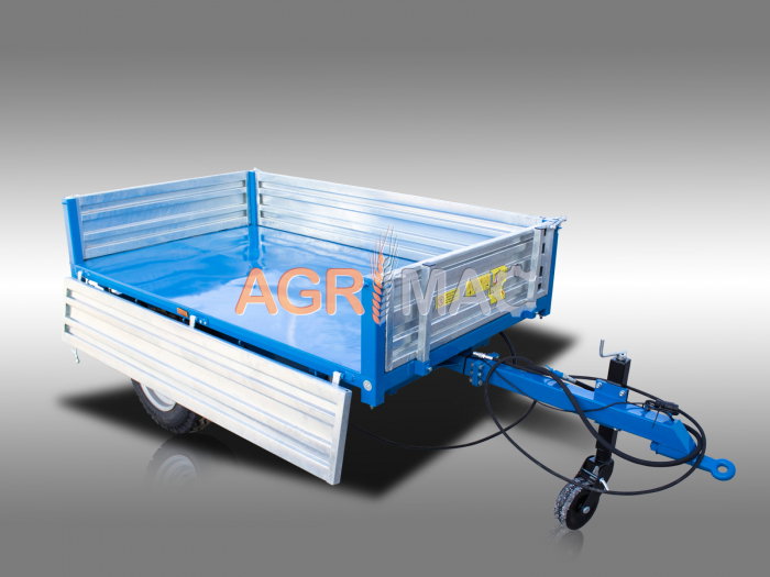 Remorcă agricolă MT3000-3H – 3000 kg, basculare hidraulică triplă, frâne ADR [13]