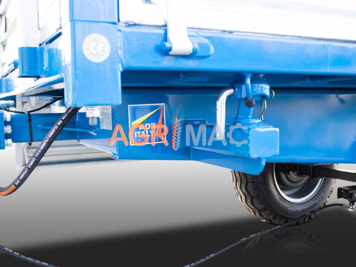 Remorcă agricolă MT3000-3H – 3000 kg, basculare hidraulică triplă, frâne ADR [16]