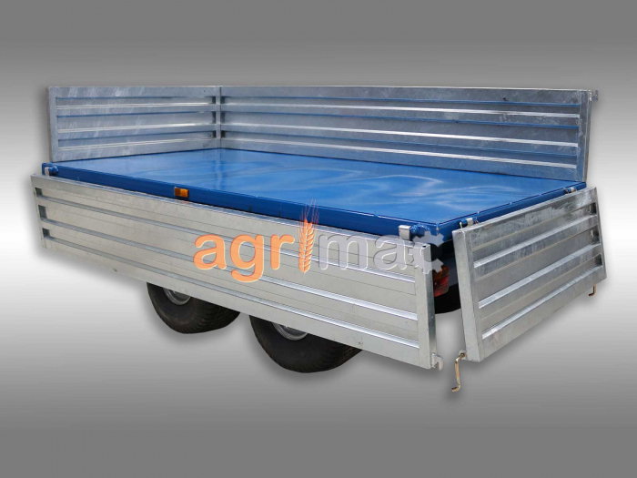 Remorcă agricolă DT2500-H – 2500 kg, basculare hidraulică, obloane galvanizate [3]