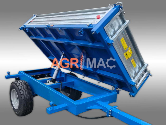 Remorcă agricolă MT4000-3H, 4000 kg, basculare hidraulică triplă [7]