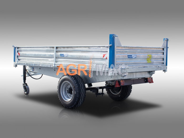 Remorcă agricolă MT5000-H – 5000 kg, basculare hidraulică, frâne ADR [3]