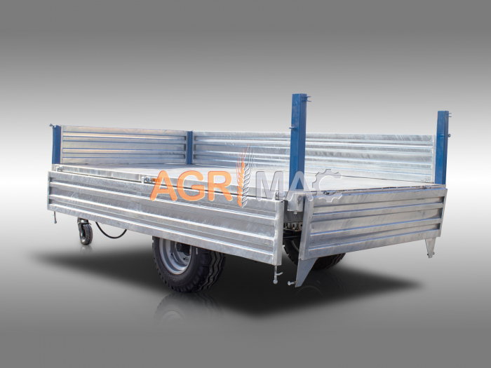 Remorcă agricolă MT5000-H – 5000 kg, basculare hidraulică, frâne ADR [9]