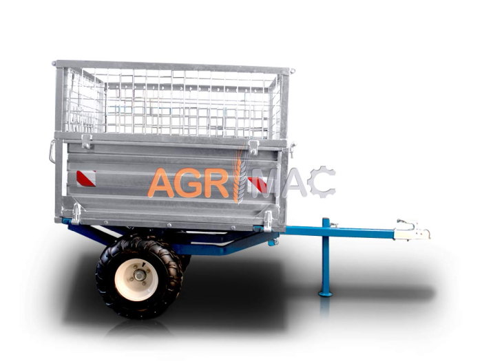 Remorcă agricolă MT600-M, 600 kg, basculare mecanică [4]
