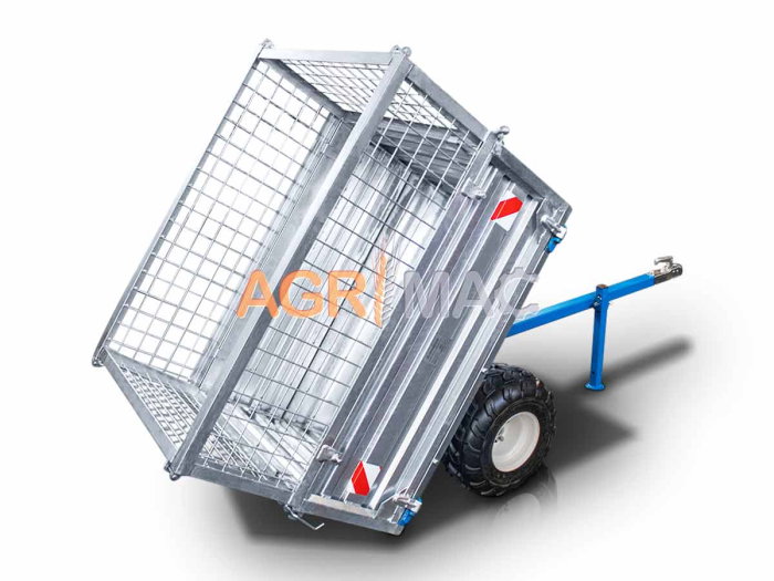 Remorcă agricolă MT600-M, 600 kg, basculare mecanică [12]