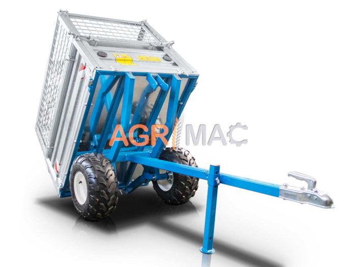 Remorcă agricolă MT600-M, 600 kg, basculare mecanică [7]