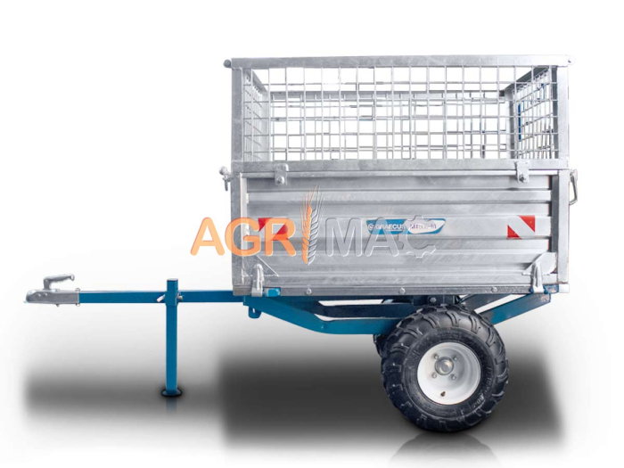 Remorcă agricolă MT600-M, 600 kg, basculare mecanică [2]