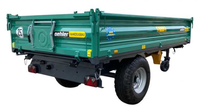 Remorcă Oehler EDK 45 S – 4.5T, basculabilă 3 părți, axă BPW [2]