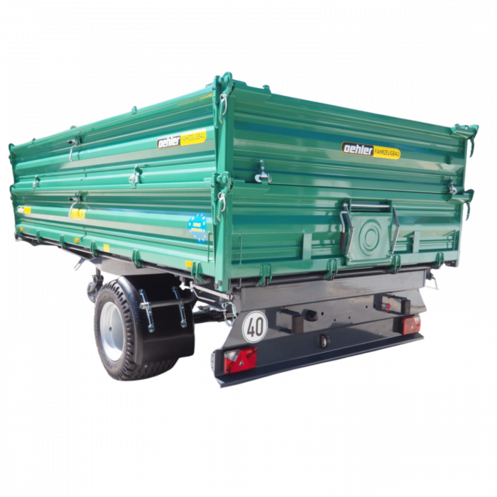 Remorcă Oehler EDK 80 – 8T, basculabilă 3 părți [1]