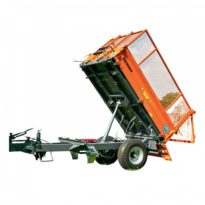 OL EDK 35 S – Remorcă monoaxă agricolă basculabilă 3 părți, 3.500 kg, cilindru hidraulic 3 trepte, axă BPW, șibăr cereale [1]